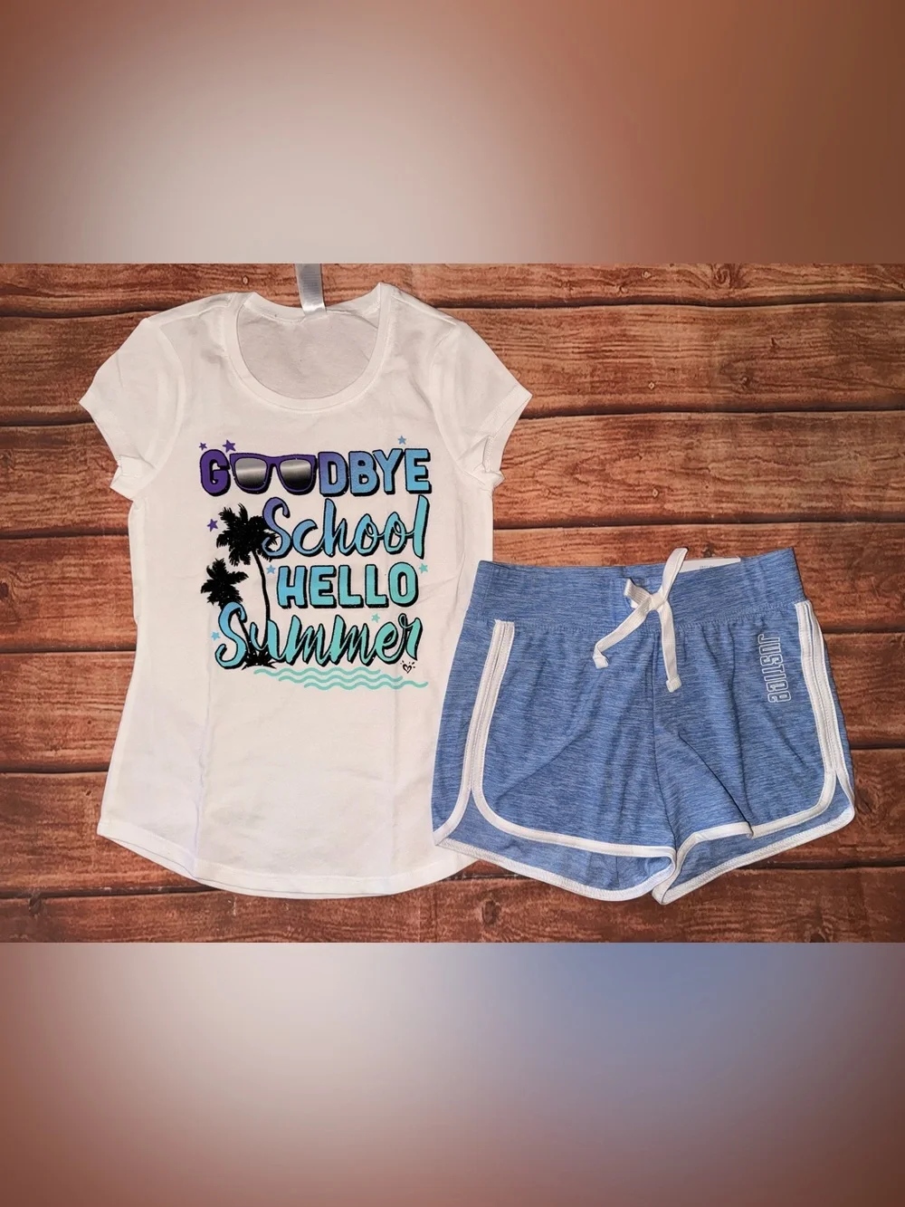 Justice Girls Spring Summer Clothes/Outfits/Sets Lot Size 8